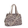 Kenzie Printed Shoulder Bag, Leopard Feathers, small