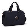 Marianna Handbag, Jet Black Satin WK, small