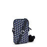 Tally Printed Crossbody Phone Bag, 3D K Blue, small