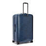 Curiosity Large Large 4 Wheeled Rolling Luggage, Blue Eclipse Print, small