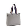 Chika 13" Laptop Tote Bag, Ice Silver Metallic, small