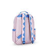 Seoul Large Metallic 15" Laptop Backpack, WavePop Met Lilac, small