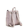 Alessia Metallic Backpack, Hazelnut Metallic, small