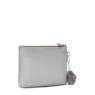 Viv Metallic Pouch, Smooth Silver Metallic, small