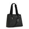 Kat Shoulder Bag, Scale Black Jacquard, small