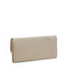 Money Land Printed Snap Wallet, Sign Beige Emb, small