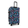 Spontaneous Large Printed Rolling Luggage, Spectral Orchid, small