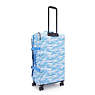 Spontaneous Large Printed Rolling Luggage, Diluted Blue, small