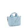 Ritta Mini Printed Denim Shoulder Bag, Light Denim Jacquard, small