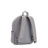 Delia Medium Backpack, Jet Black Satin, small