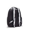 Seoul Large 15" Laptop Backpack, Jet Black Stripe, small