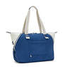 Wellness Art M Tote Bag, Eager Blue Fun, small