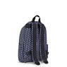 Delia Printed Backpack, 3D K Blue, small