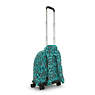 New Zea Printed 15" Laptop Rolling Backpack, Leopard Flower, small