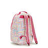 Seoul Large Printed 15" Laptop Backpack, Candy Lines, small
