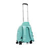 Zea 15" Laptop Rolling Backpack, Fresh Teal, small