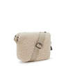 Ayna Sherpa Crossbody Bag, Natural Fuzz, small