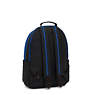 Damien Large Laptop Backpack, Black Blue Beige, small