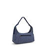 Karis Small Printed Denim Shoulder Bag, Signature Denim, small