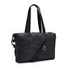 Ilia Laptop Tote Bag, Black Camo Embossed, small