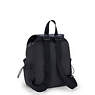 Joetta Smooth Satin Backpack, Simply Black, small