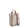 Dany Metallic Convertible Tote Backpack, Metallic Glow, small