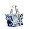 Art Medium Printed Tote Bag, Imperial Blue Block, small