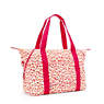 Art Medium Printed Tote Bag, Pink Cheetah, small