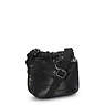 Jamir Lacquard Crossbody Bag, Jet Black Glam, small