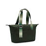 Victoria Tang Art Tote Bag, VT Dark Emerald, small