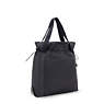 Elmar Smooth Satin Tote Bag, Simply Black, small