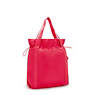 Elmar Smooth Satin Tote Bag, Simply Fucshia, small