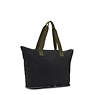 Davian Packable Tote Bag, Black Green, small