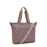 Freezia 15" Laptop Tote Bag, Soft Clay Woven, small