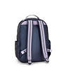 Seoul Large Metallic 15" Laptop Backpack, Admiral Blue Palm, small