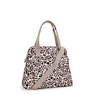 Pahneiro Printed Handbag, Leopard Feathers, small