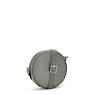 Fernanda Circle Crossbody Bag, Moon Grey Metallic, small