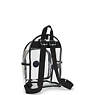 Jacinta Clear Backpack, Jet Black Fun, small