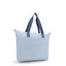 Davian Packable Tote Bag, Cozy Blue, small