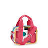 Nadale Clear Crossbody bag, Peacock Pop Multi, small