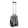 Sanaa Large Metallic Rolling Backpack, Moon Grey Metallic, small