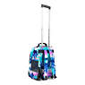 Sanaa Large Printed Rolling Backpack, Amour, small