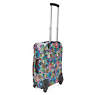 Darcey Small Printed Rolling Luggage, True Black Lime, small
