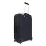 Darcey Large Printed Rolling Luggage, Smooth Silver Metallic, small