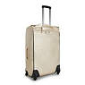 Darcey Large Metallic Rolling Luggage, Starry Gold Metallic, small