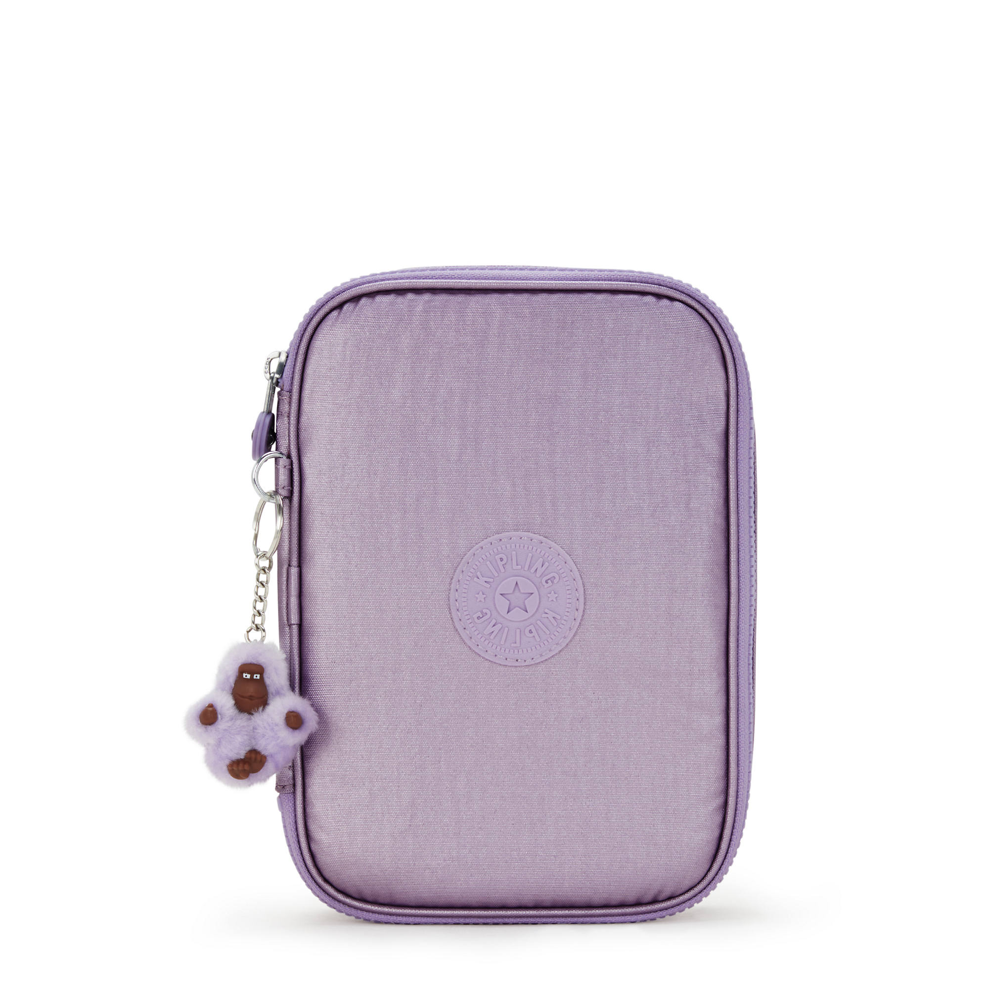 Emily Pencil Pouch Pink and Purple Floral 