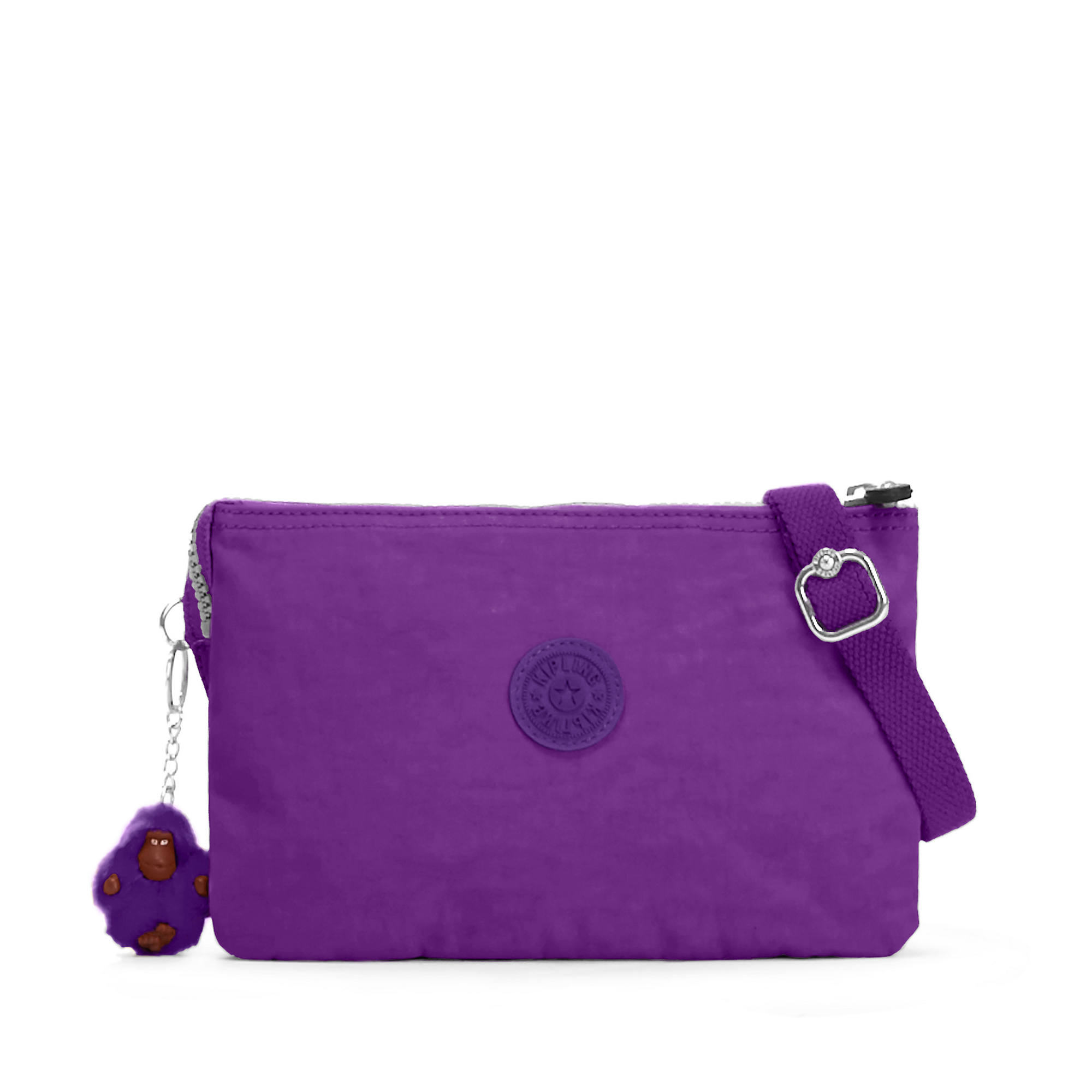 purple kipling purse