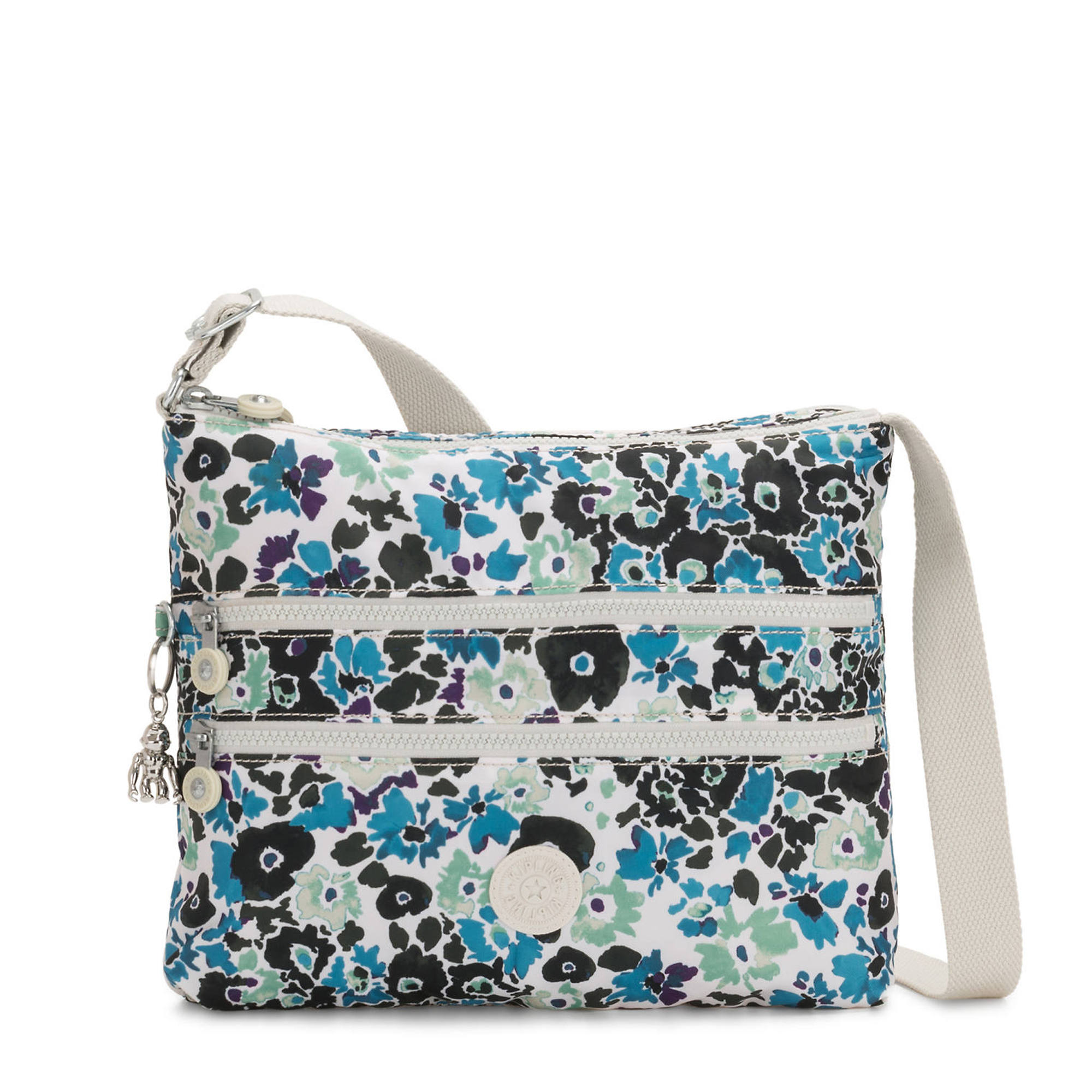 kipling alvar printed crossbody bag