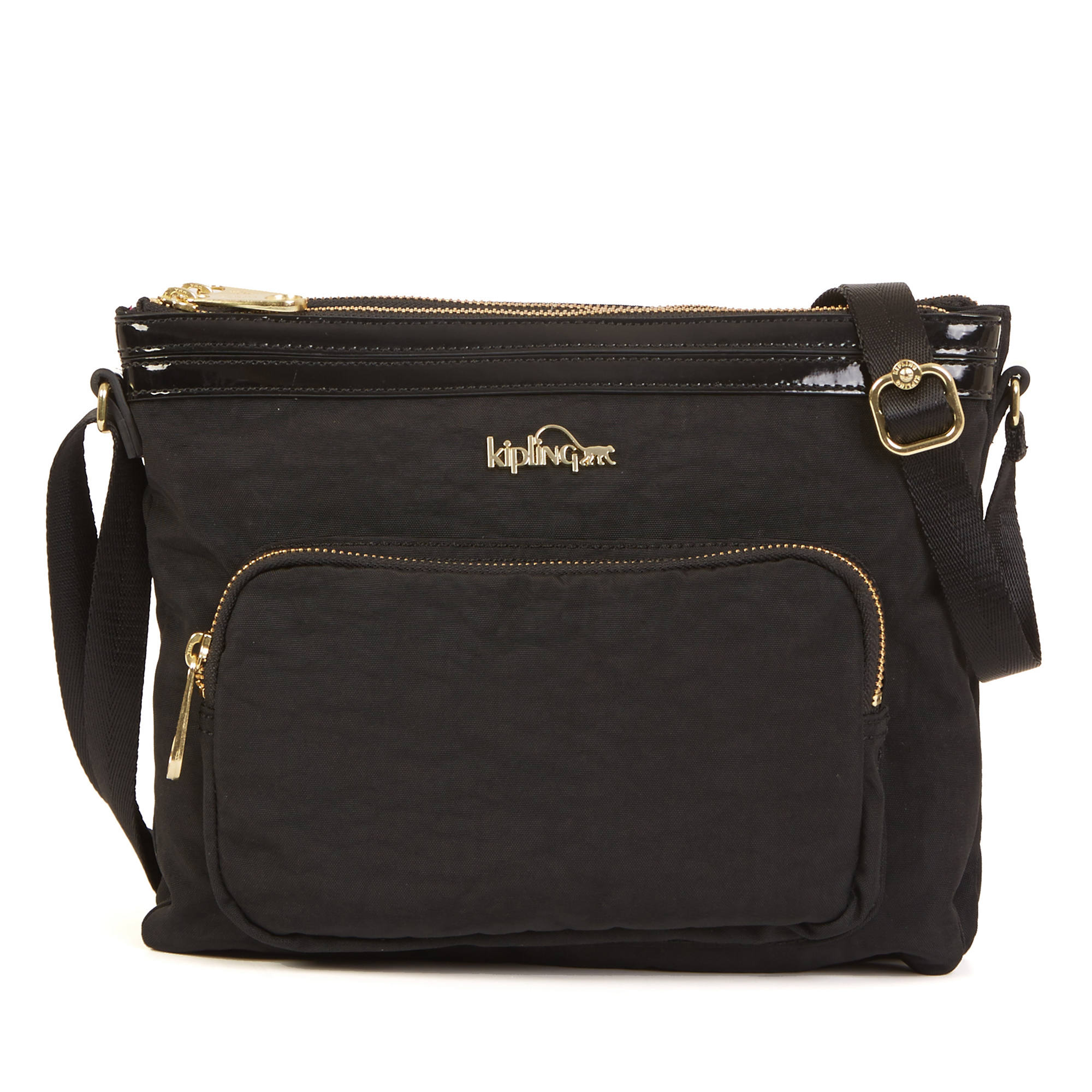 Black kipling cross body bag hot sale