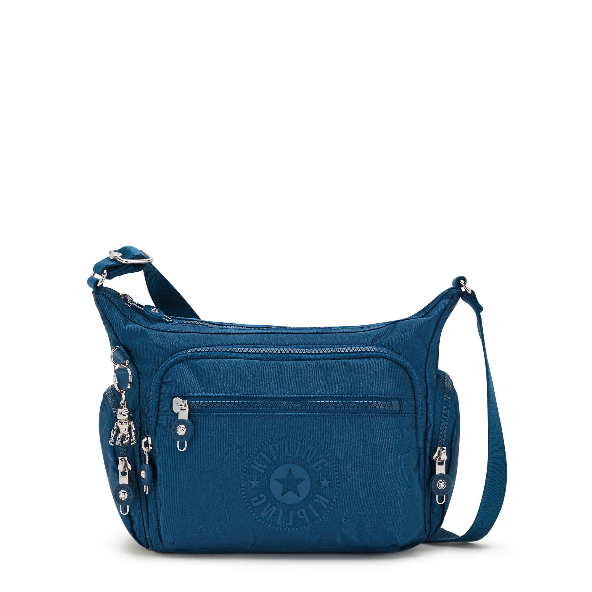 small blue crossbody bag